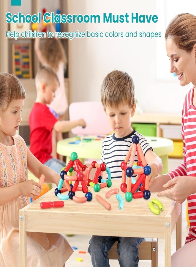 YUIOP - Magnetic Building Sticks for Kids - Learning Sticks & Balls - Educational Magnetic Building Blocks (42 Pcs) - Image 5